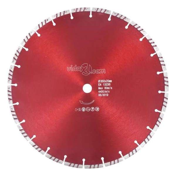 Diamantzaagblad met turbo 350 mm staal