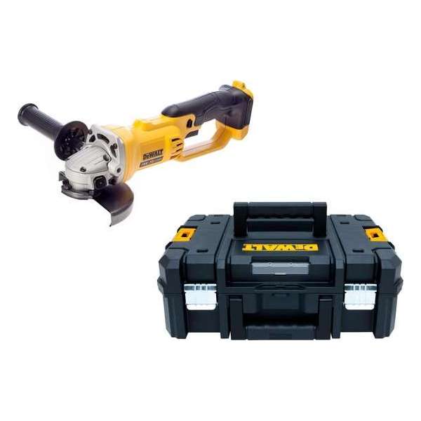 DeWalt DCG412NT 18V Li-Ion Accu haakse slijper body in TSTAK - 125mm DeWalt DCG412NT 18V Li-Ion Accu haakse slijper body in TSTAK - 125mm