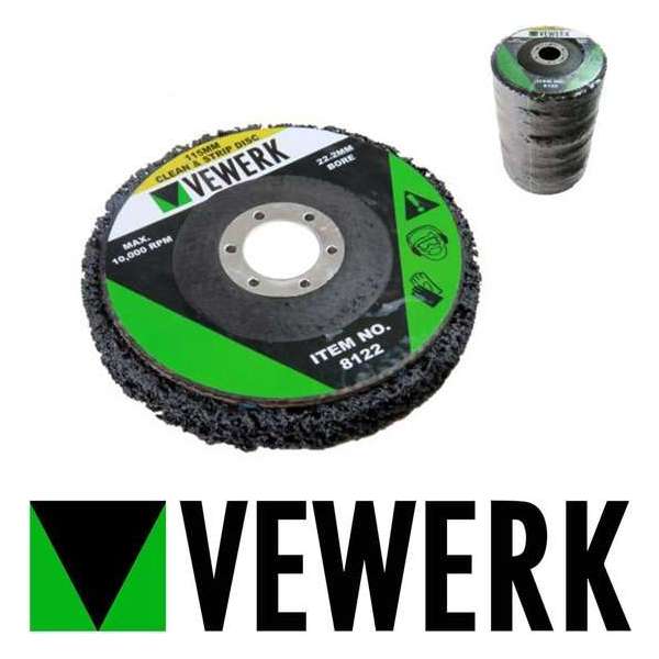 Scotch brite clean en strip schuurschijven / clean en strip schijven 115 x 22.2 mm box van 5 stuks Scotch brite clean en strip schuurschijven / clean en strip schijven 115 x 22.2 mm box van 5 stuks