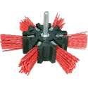 Silverline Nylon Schuurborstel - 6mm. Aansluiting - 100 mm. - Grof