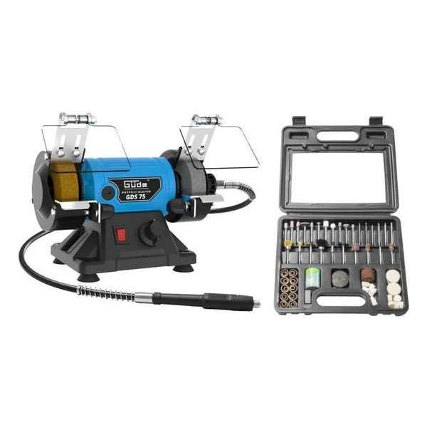 Güde Slijpmachine dubbele slijper GDS75 inclusief accessoiresset Güde Slijpmachine dubbele slijper GDS75 inclusief accessoiresset