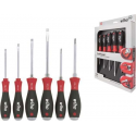 Wiha 530 HK6 6-delige SoftFinish Schroevendraaierset - Sleuf/Philips