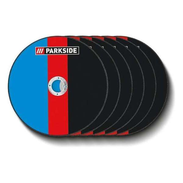 PARKSIDE® 6 slijpschijven voor haakse slijper Ø180 mm - Ook geschikt voor gangbare haakse slijpers PARKSIDE® 6 slijpschijven voor haakse slijper Ø180 mm - Ook geschikt voor gangbare haakse slijpers