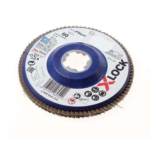 Bosch Lamellenschijf Xlock 125 k60 Bosch Lamellenschijf Xlock 125 k60