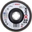 Bosch Accessories 2608621767 X-LOCK lamellenslijpschijf, metaal, haakse uitv., G 60, X571, 125 mm, K40 Diameter 125 mm 1 stuk(s)