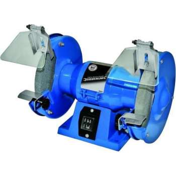 Silverline Tafelslijpmachine - Dubbele slijper -  150 Watt. 150 mm