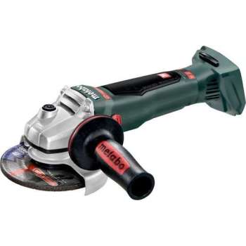 Metabo WB 18 LTX BL 125 QUICK 18V Li-Ion Accu haakse slijper body in Metaloc - 125mm - koolborstelloos