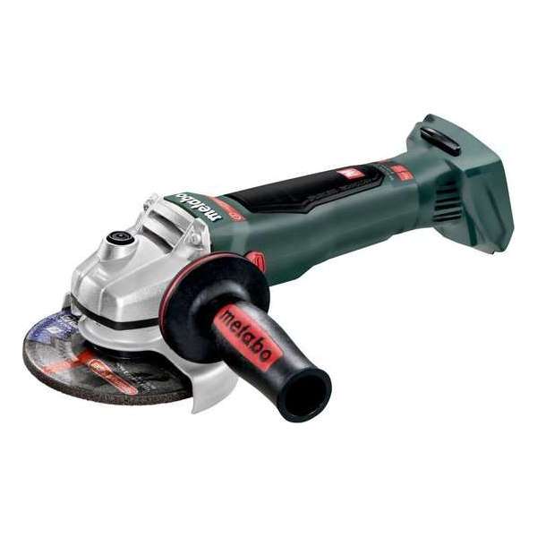 Metabo WB 18 LTX BL 125 QUICK 18V Li-Ion Accu haakse slijper body in Metaloc - 125mm - koolborstelloos Metabo WB 18 LTX BL 125 QUICK 18V Li-Ion Accu haakse slijper body in Metaloc - 125mm - koolborstelloos