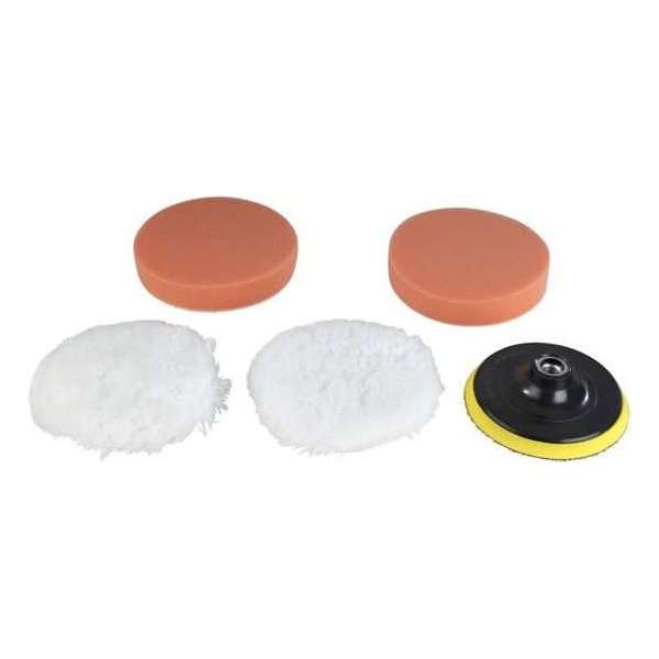 Westfalia Polijstset voor haakse slijper 5-delig 115mm M14 Westfalia Polijstset voor haakse slijper 5-delig 115mm M14