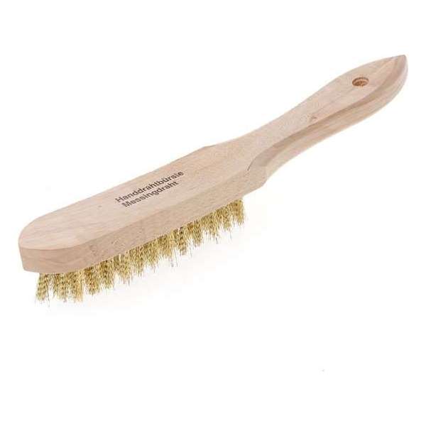 Borstel messing draad 4 rijen Borstel messing draad 4 rijen