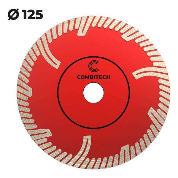 Diamantschijf steen 125mm - Diverse steensoorten - Premium Diamantzaagblad Diamantschijf steen 125mm - Diverse steensoorten - Premium Diamantzaagblad