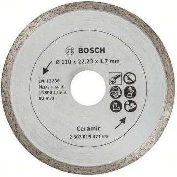 DIAMANTSCHIJF 110MM -  TEGELS