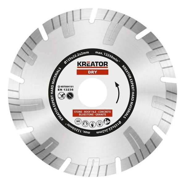 Kreator KRT084101 Diamantschijven set – Ø230MM – universeel Kreator KRT084101 Diamantschijven set – Ø230MM – universeel