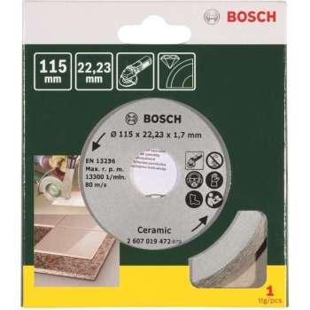 Bosch diamantschijf 115 mm - tegels