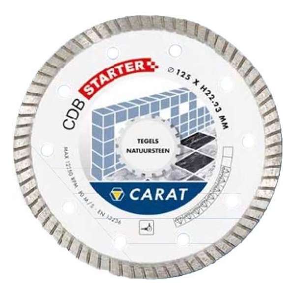Carat CDBS125300 Diamantzaagblad voor droogzagen - 125x22,23mm - Tegels/Natuursteen Carat CDBS125300 Diamantzaagblad voor droogzagen - 125x22,23mm - Tegels/Natuursteen