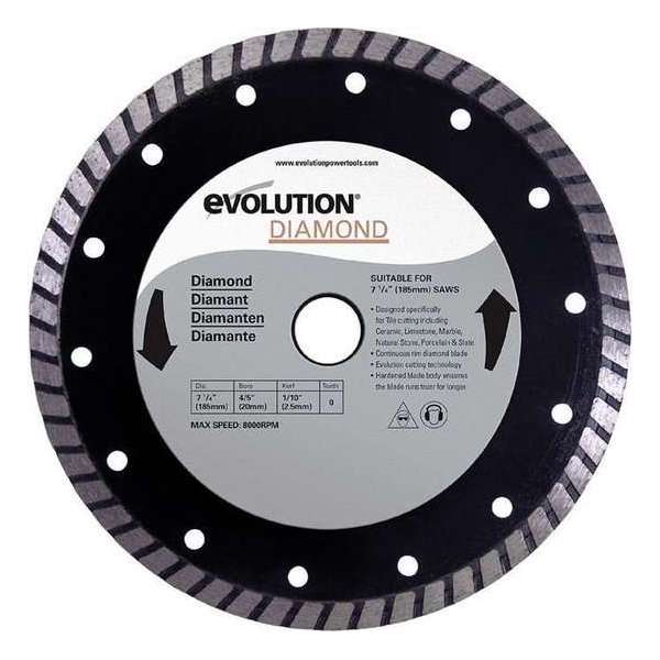 EVOLUTION - Evolution Rage diamant zaagblad 185 mm - DIA 185 MM - DIAMOND EVOLUTION - Evolution Rage diamant zaagblad 185 mm - DIA 185 MM - DIAMOND