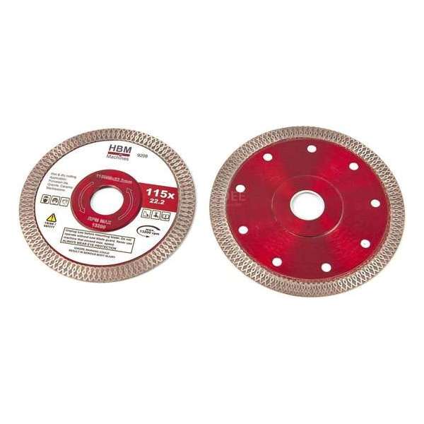 HBM 125 mm Professionele Diamant Doorslijpschijf HBM 125 mm Professionele Diamant Doorslijpschijf