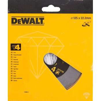 DeWalt DT3736 Diamantdoorslijpschijf - 125 x 22,23 x 1,6mm - keramiek - tegels