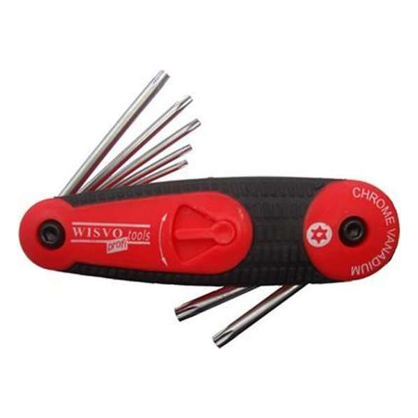 Wisvo Profi Multitool Torx TX9-TX40 8-Delig Wisvo Profi Multitool Torx TX9-TX40 8-Delig