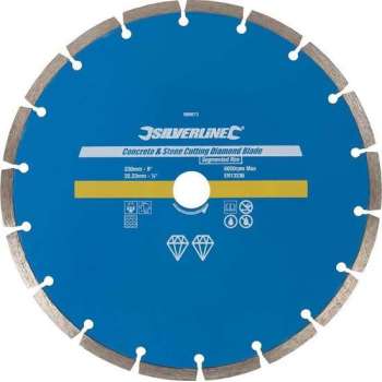 Silverline 589673 Diamantzaagblad - 230 x 22,23 mm - Beton/Steen