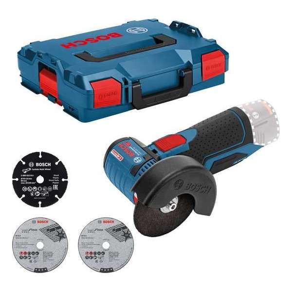 Bosch Professional GWS 12-76 V-EC Accu haakse slijper - 12 V - Zonder accu en lader - Met L-BOXX