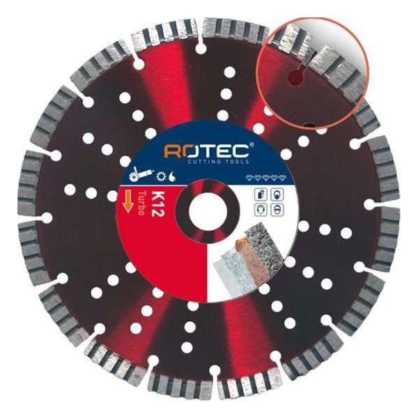 Diamantzaag K12 350 x 20,0 mm Rotec Diamantzaag K12 350 x 20,0 mm Rotec