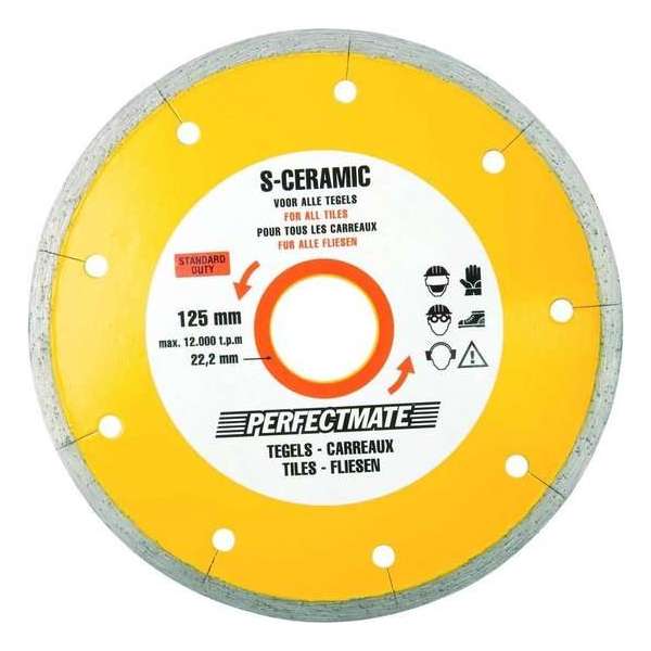 InterDynamics Diamantzaag Perfectmate 125mm s-ceramic InterDynamics Diamantzaag Perfectmate 125mm s-ceramic