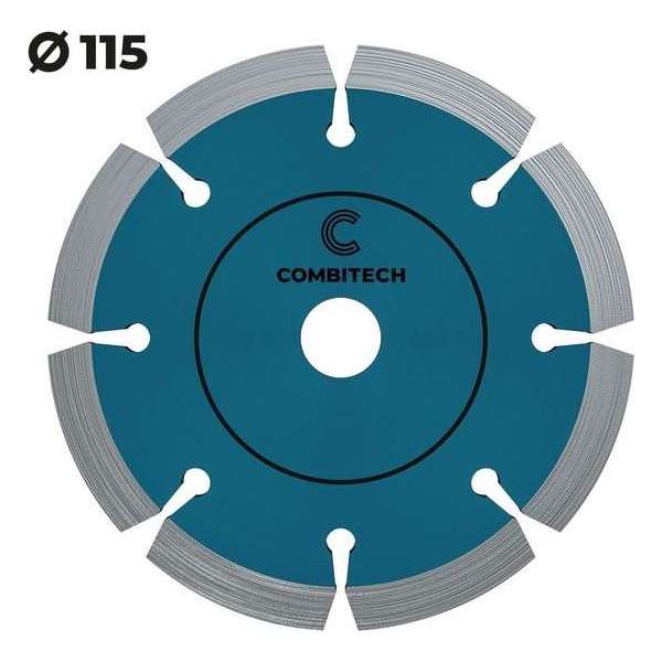 Diamantschijf beton 115mm - Harde steensoorten - Premium Diamantzaagblad Diamantschijf beton 115mm - Harde steensoorten - Premium Diamantzaagblad
