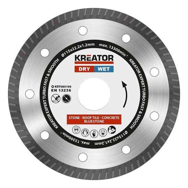 Kreator KRT085100 Diamantschijven set – Ø115MM Kreator KRT085100 Diamantschijven set – Ø115MM