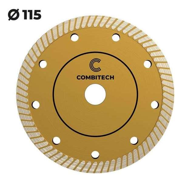 Diamantschijf voor tegels met dunne zaagsnede - Diameter 115mm Diamantschijf voor tegels met dunne zaagsnede - Diameter 115mm