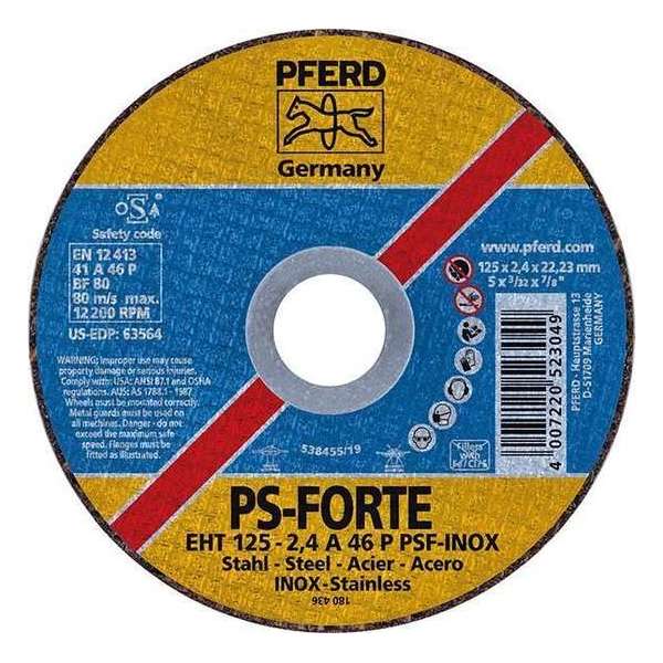 Doorslijpschijf A60 PPSF, recht 125x1,0mm Rüggeberg