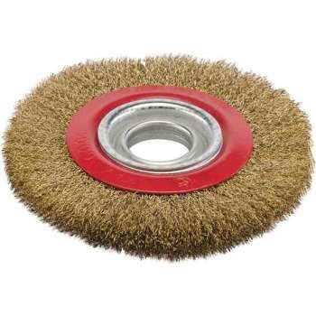 Silverline 224516 Verkoperde stalen draadwiel - 150 x 20 x 25,40mm