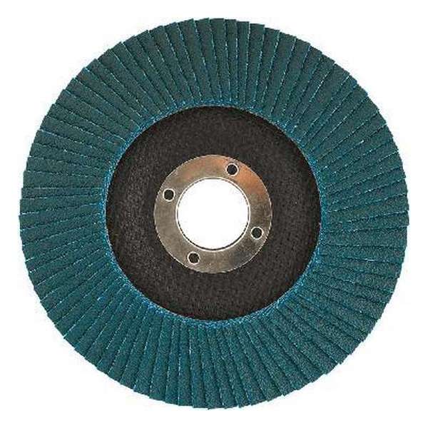 Lamellenschijf 125mm, K80 72 Lamellen, asgat 22,2mm, Zirkonium Lamellenschijf 125mm, K80 72 Lamellen, asgat 22,2mm, Zirkonium