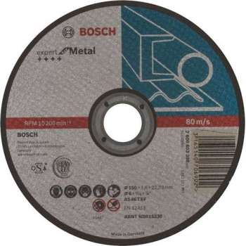 Doorslijpschijf recht Expert for Metal AS 46 T BF, 150 mm, 22,23 mm, 1,6 mm 1st