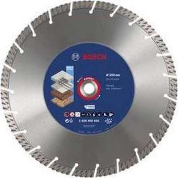 Bosch Accessories 2608900666 EXPERT multi-materiaal diamantslijpschijven, 350 x 20/25,40 x 3,3 x 15 mm Diameter 350 mm 1 stuk(s)