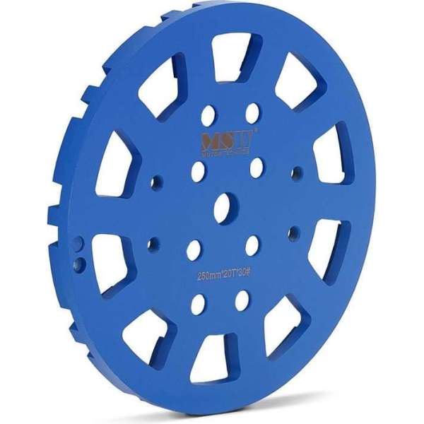 MSW Beton slijpschijf - diameter: 250 mm - voor beton - korrelgrootte 30 - 20 slijpsegmenten MSW Beton slijpschijf - diameter: 250 mm - voor beton - korrelgrootte 30 - 20 slijpsegmenten