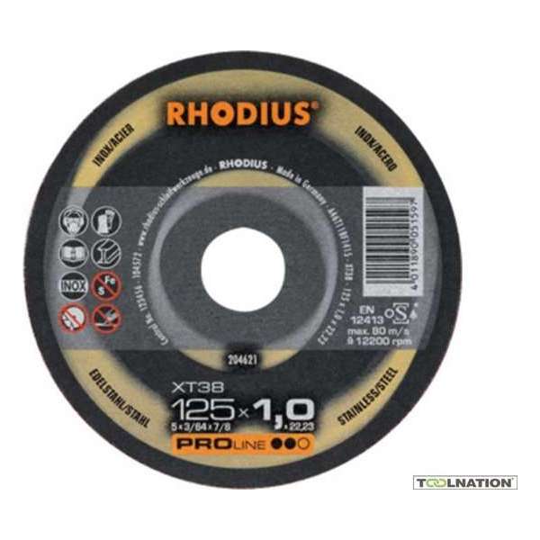 Rhodius Doorslijpschijf Extra dun - 230 x 1,9 x 22,2 mm Rhodius Doorslijpschijf Extra dun - 230 x 1,9 x 22,2 mm
