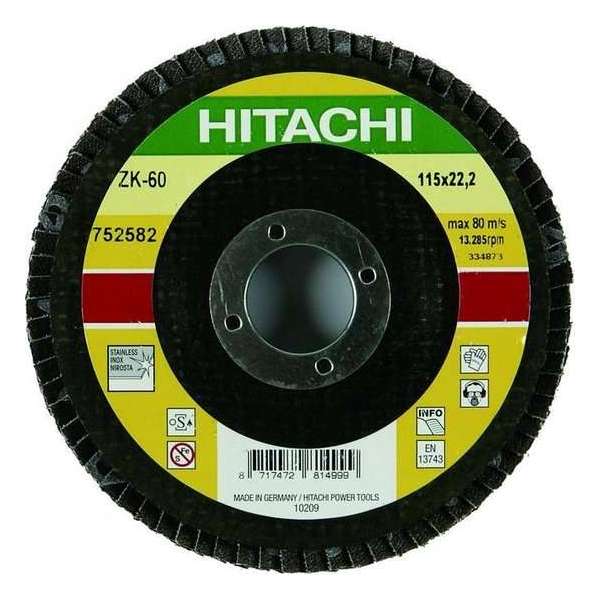 Hikoki Hitachi Lamellenschijf diameter 125mm K40 Hikoki Hitachi Lamellenschijf diameter 125mm K40