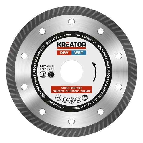 Kreator KRT085101 Diamantschijven set – Ø230MM Kreator KRT085101 Diamantschijven set – Ø230MM