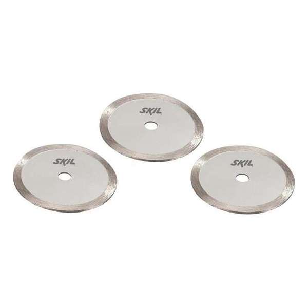 Skil zaagbladen set - diamant - 3 stuks - Voor Skil 5330 AA Minicirkelzaag Skil zaagbladen set - diamant - 3 stuks - Voor Skil 5330 AA Minicirkelzaag
