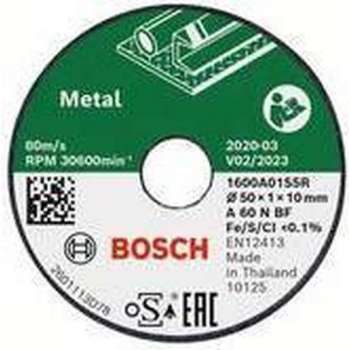 Bosch Accessories 1600A01S5Y Doorslijpschijf recht 50 mm 10 mm 1 stuk(s)
