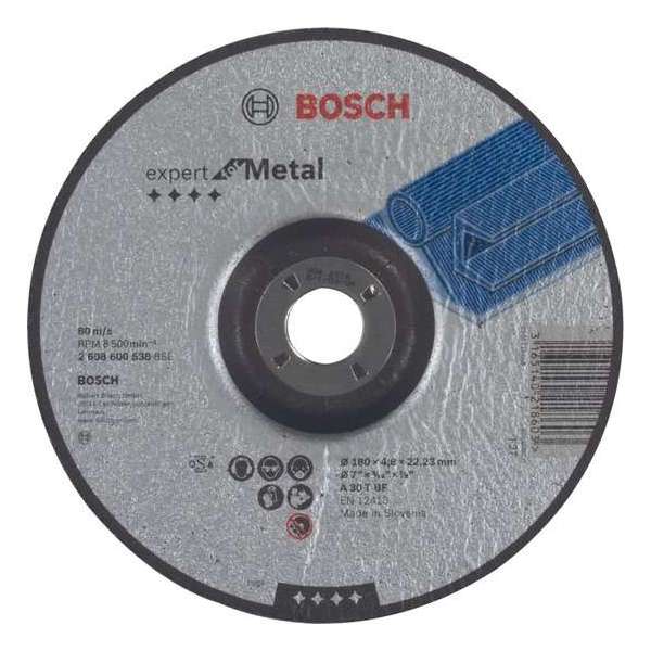 Afbraamschijf gebogen Expert for Metal A 30 T BF, 180 mm, 22,23 mm, 4,8 mm 1st Afbraamschijf gebogen Expert for Metal A 30 T BF, 180 mm, 22,23 mm, 4,8 mm 1st