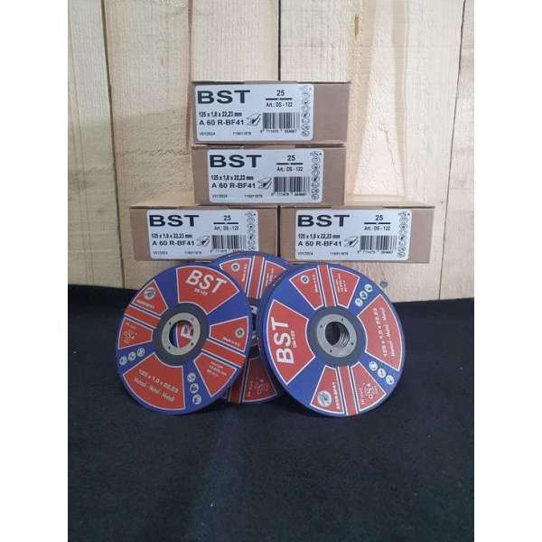 Slijpschijf/ Slijptolschijf / Doorslijpschijf 125x1.0 MM, 25 Stuks per doos Slijpschijf/ Slijptolschijf / Doorslijpschijf 125x1.0 MM, 25 Stuks per doos