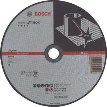 Doorslijpschijf recht Expert for Inox - Rapido AS 46 T INOX BF, 230 mm, 22,23 mm, 1,9 mm 1st