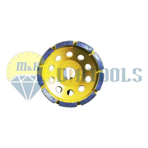M&H diatools Diamantfrees - universeel enkel 115mm X asgat 22,2mm M&H diatools Diamantfrees - universeel enkel 115mm X asgat 22,2mm