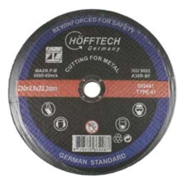 Höfftech doorslijpschijf metaal 230x3.0x22.2 mm Höfftech doorslijpschijf metaal 230x3.0x22.2 mm