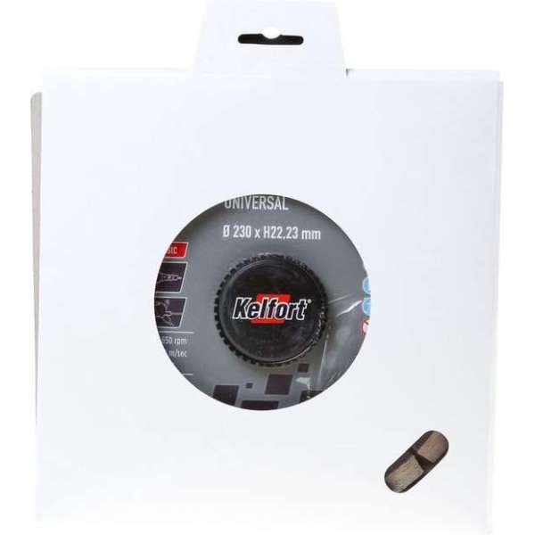 Kelfort Diamantzaagblad basic uni 230mm Kelfort Diamantzaagblad basic uni 230mm