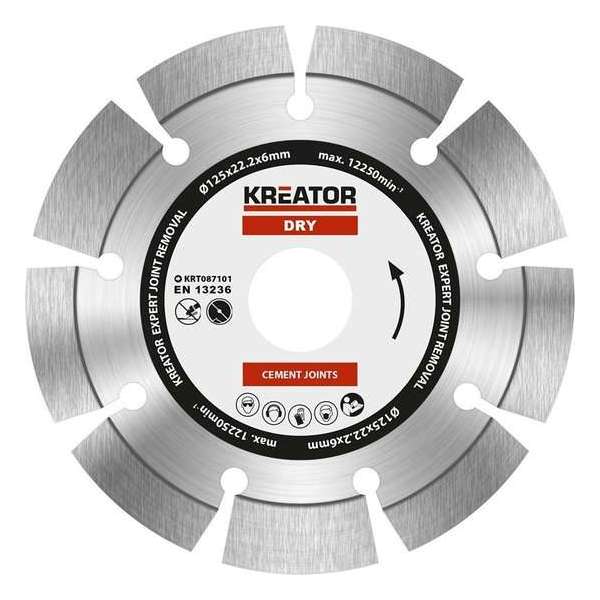 Kreator KRT087101 Diamantschijven set – Ø230MM – 6mm Kreator KRT087101 Diamantschijven set – Ø230MM – 6mm