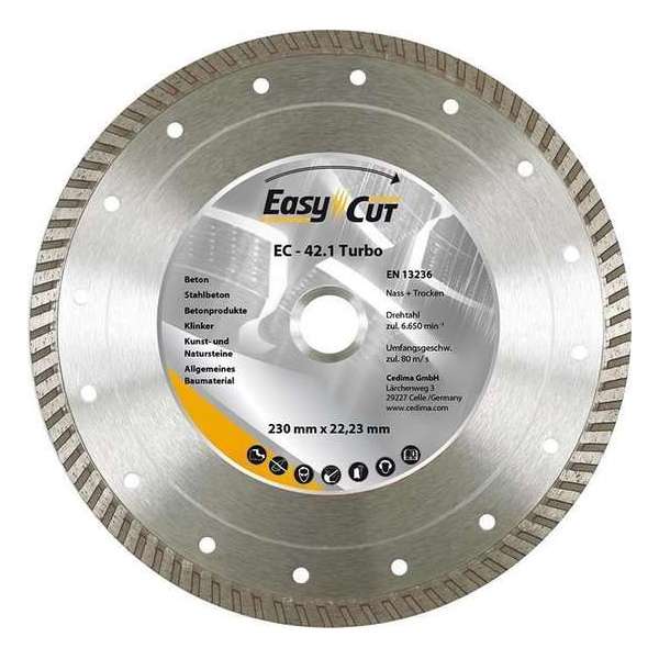 Diamant-doorslijpschijf EC-42.1 230x22,23mm Cedima Diamant-doorslijpschijf EC-42.1 230x22,23mm Cedima