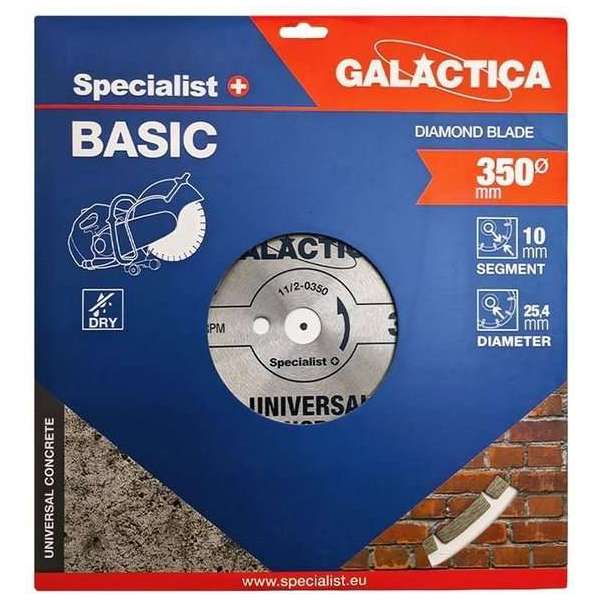 Diamantzaagblaad BASIC 350 x asgat 25,4/20mm ''Specialist+'' Diamantzaagblaad BASIC 350 x asgat 25,4/20mm ''Specialist+''